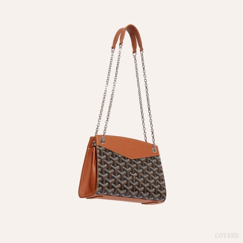 Goyard Rouette Structuré Mini Bag Vesker Svarte Brune | GY-JZC6975