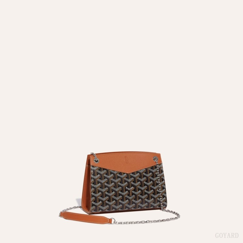Goyard Rouette Structuré Mini Bag Vesker Svarte Brune | GY-JZC6975