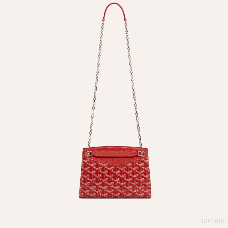 Goyard Rouette Structuré Mini Bag Vesker Rød | GY-ZVV4803