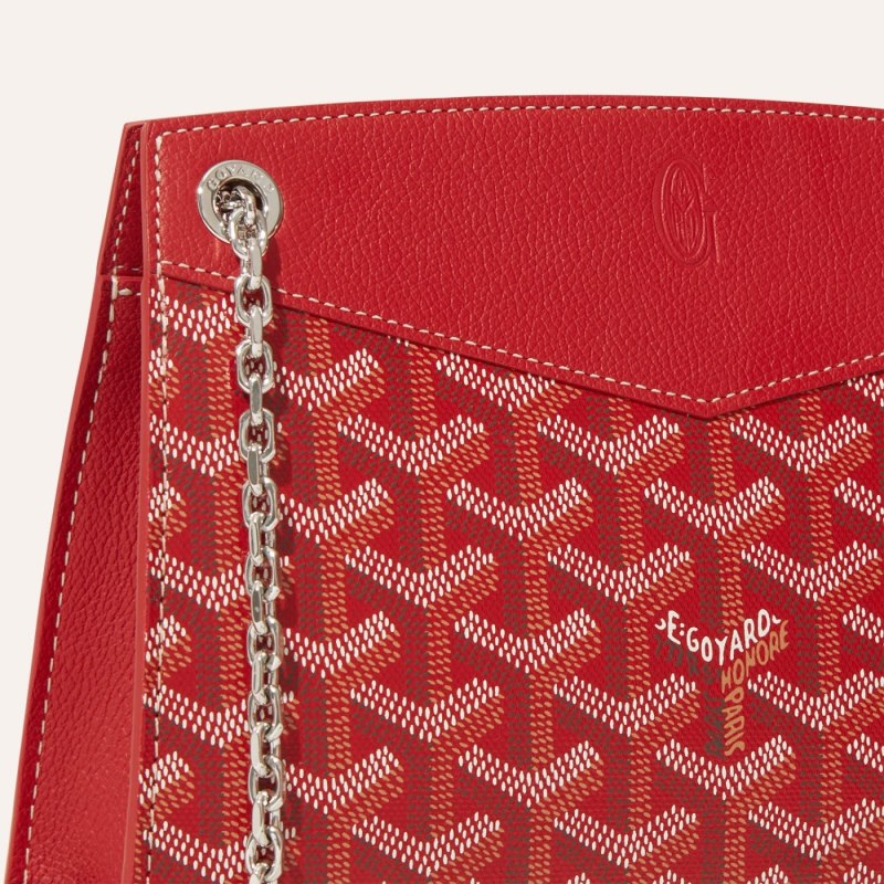 Goyard Rouette Structuré Mini Bag Vesker Rød | GY-ZVV4803