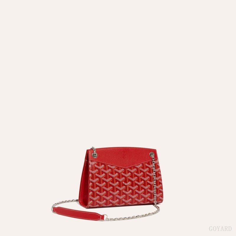 Goyard Rouette Structuré Mini Bag Vesker Rød | GY-ZVV4803