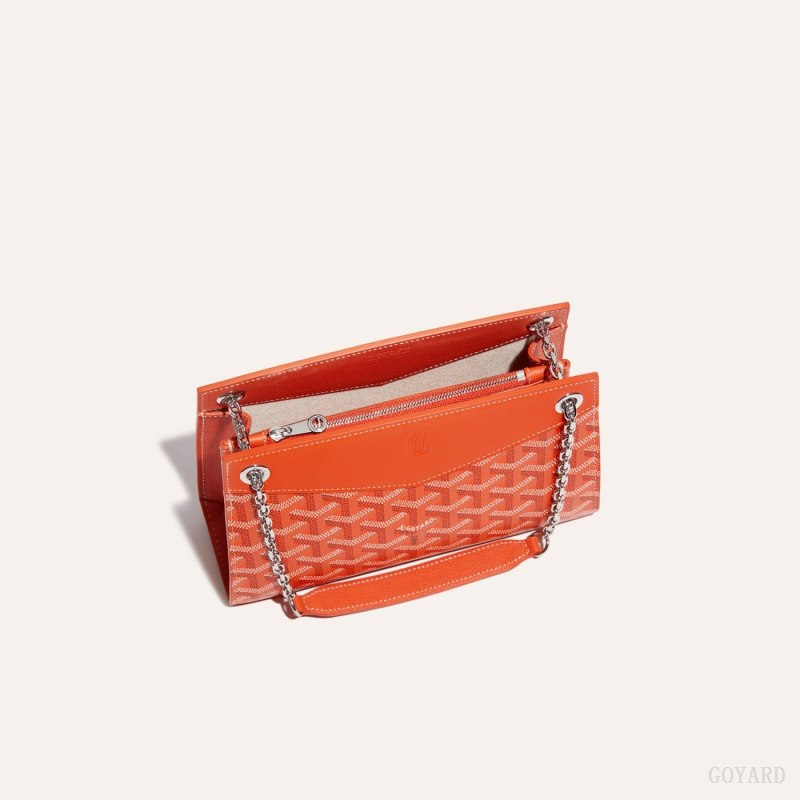 Goyard Rouette Structuré Mini Bag Vesker Oransje | GY-WAX9160