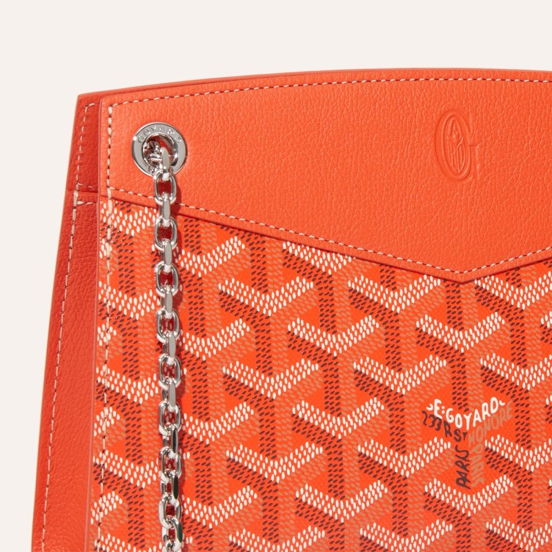 Goyard Rouette Structuré Mini Bag Vesker Oransje | GY-WAX9160