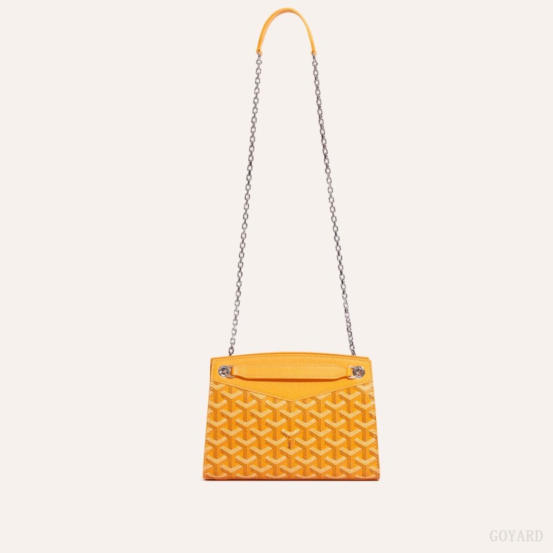 Goyard Rouette Structuré Mini Bag Vesker Gul | GY-NLN3043