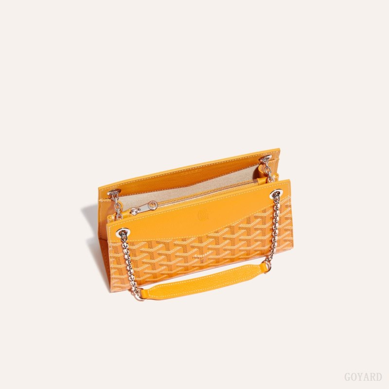Goyard Rouette Structuré Mini Bag Vesker Gul | GY-NLN3043