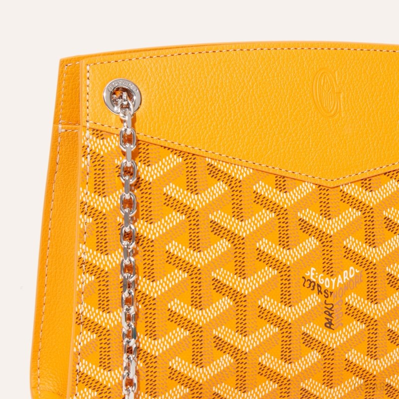 Goyard Rouette Structuré Mini Bag Vesker Gul | GY-NLN3043