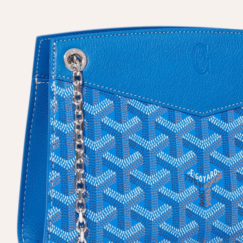 Goyard Rouette Structuré Mini Bag Vesker Blå | GY-FHG1534