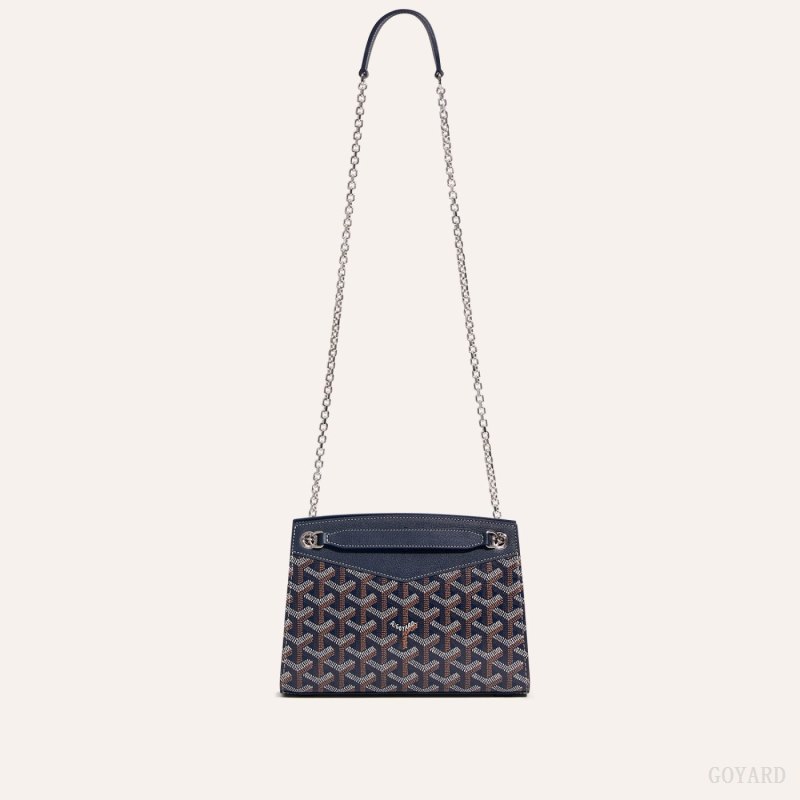 Goyard Rouette Structuré Mini Bag Vesker Marineblå Blå | GY-KFF1080