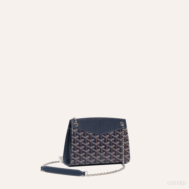 Goyard Rouette Structuré Mini Bag Vesker Marineblå Blå | GY-KFF1080