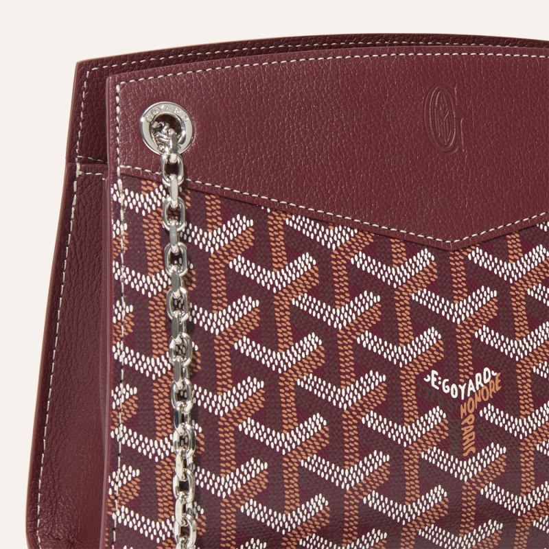 Goyard Rouette Structuré Mini Bag Vesker Burgunder | GY-PPI4186