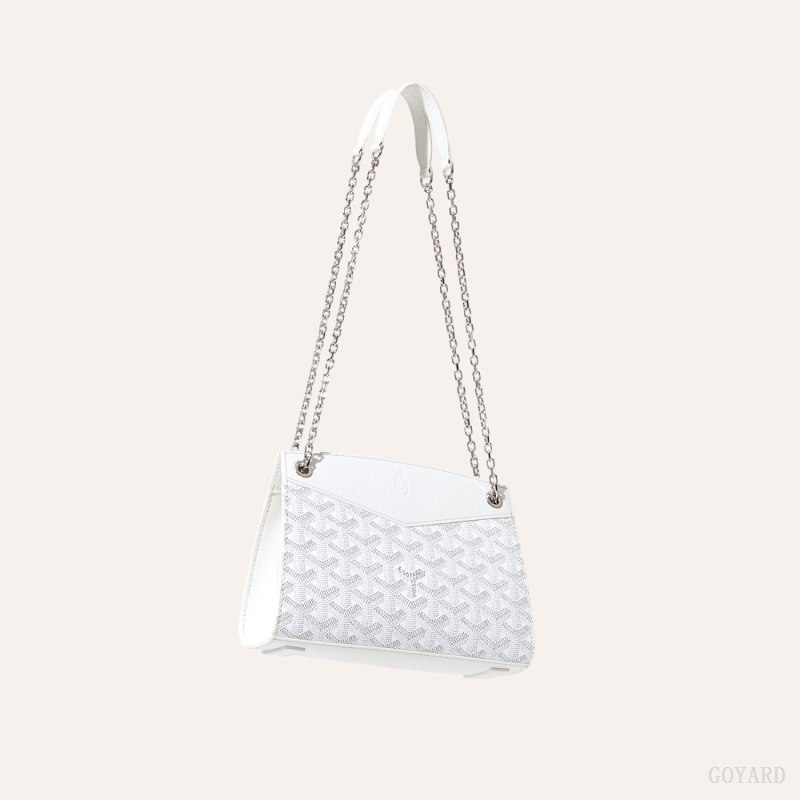 Goyard Rouette Structuré Mini Bag Vesker Hvite | GY-KTY7002