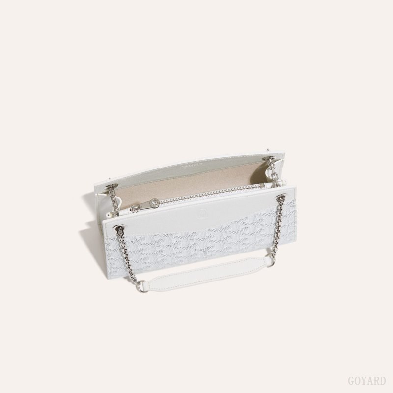 Goyard Rouette Structuré Mini Bag Vesker Hvite | GY-KTY7002