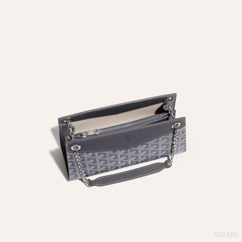 Goyard Rouette Structuré Mini Bag Vesker Grå | GY-MPE1990
