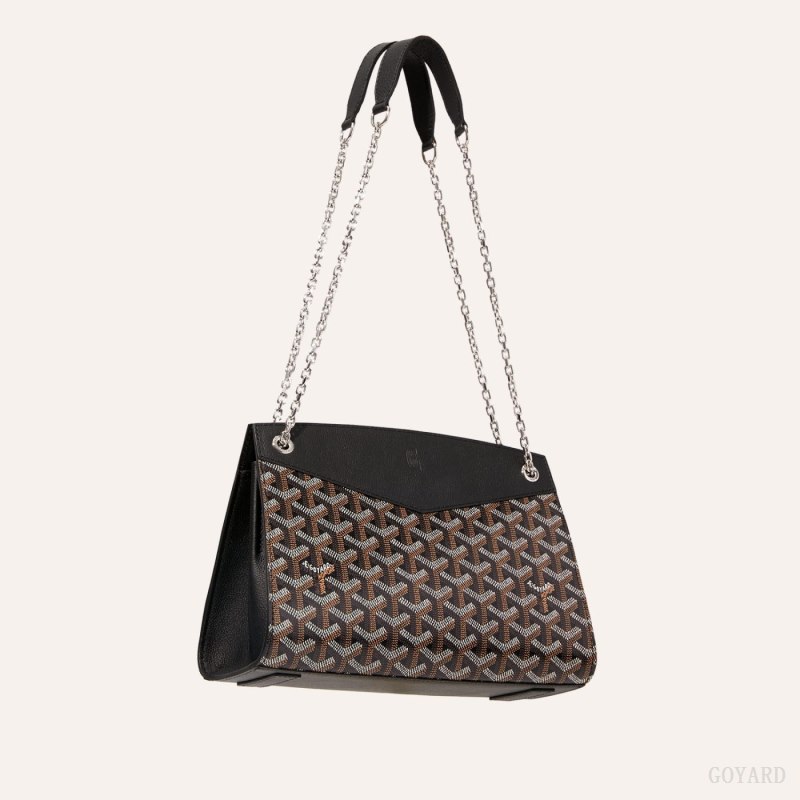 Goyard Rouette Structuré PM Bag Skulderveske Svarte | GY-WJV1123