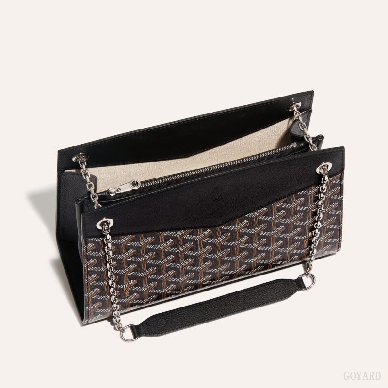 Goyard Rouette Structuré PM Bag Skulderveske Svarte | GY-WJV1123