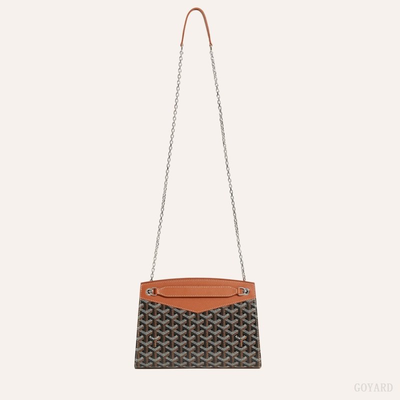 Goyard Rouette Structuré PM Bag Skulderveske Svarte Brune | GY-CTS7262