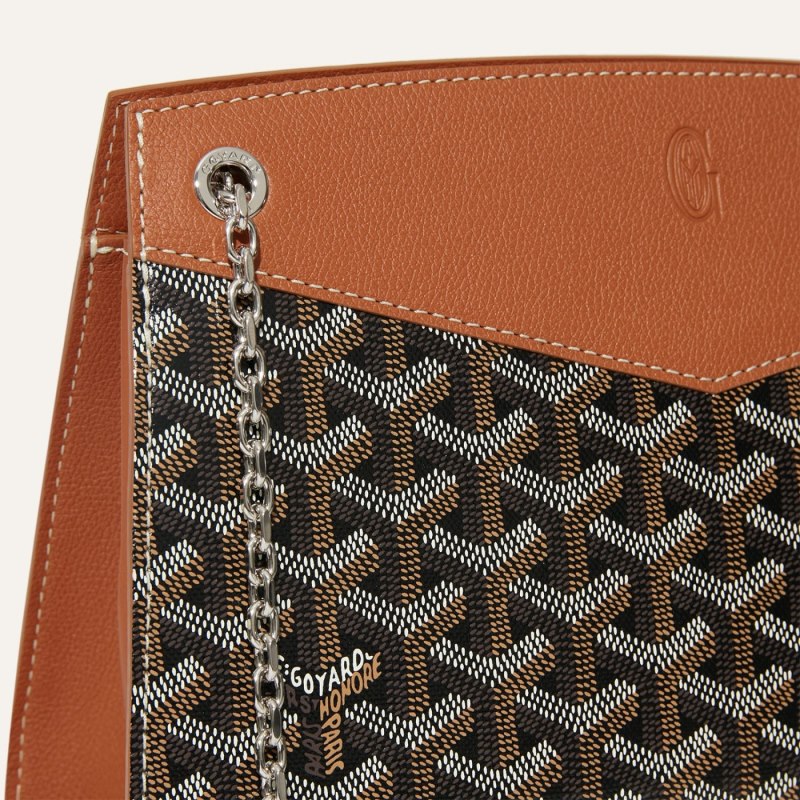 Goyard Rouette Structuré PM Bag Skulderveske Svarte Brune | GY-CTS7262