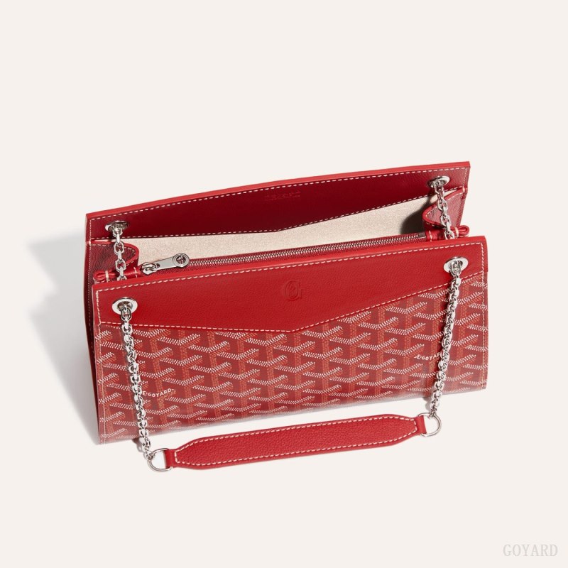 Goyard Rouette Structuré PM Bag Skulderveske Rød | GY-BFW2383
