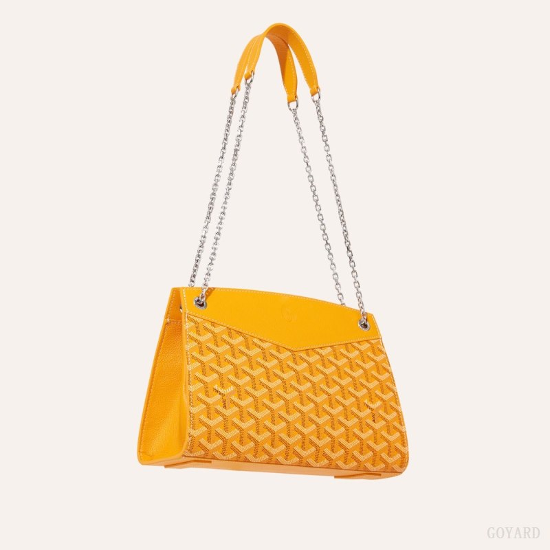 Goyard Rouette Structuré PM Bag Skulderveske Gul | GY-PZN2424