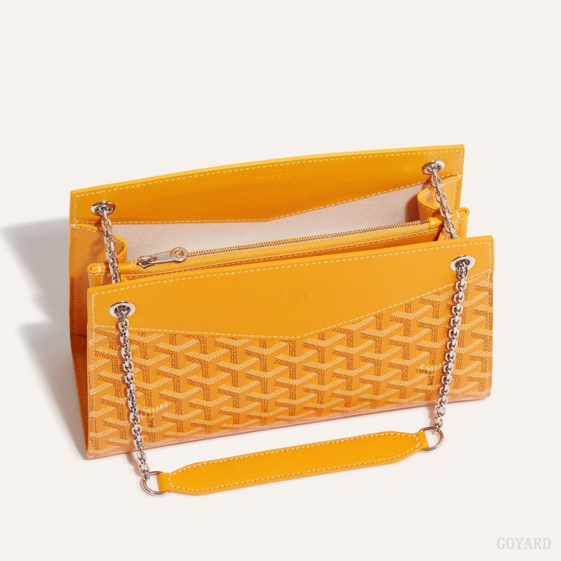 Goyard Rouette Structuré PM Bag Skulderveske Gul | GY-PZN2424