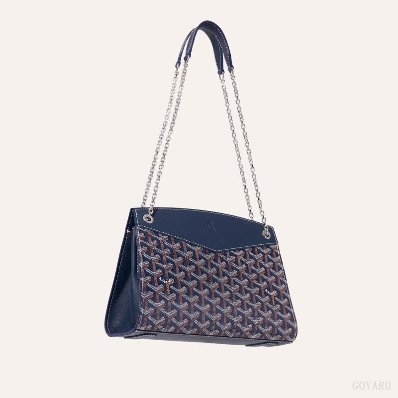 Goyard Rouette Structuré PM Bag Skulderveske Marineblå Blå | GY-TTG2101
