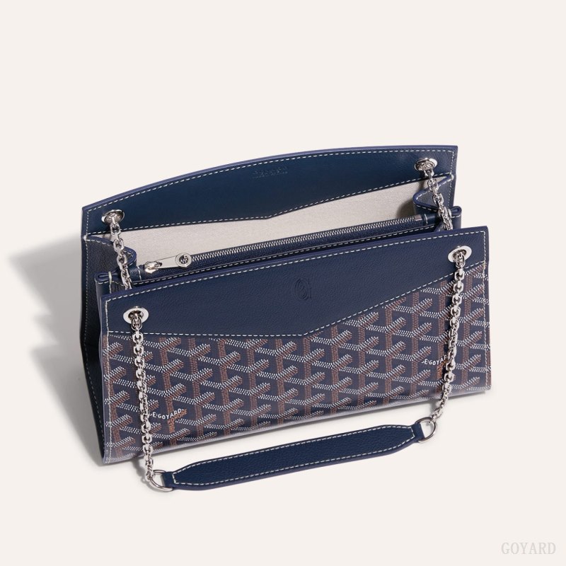 Goyard Rouette Structuré PM Bag Skulderveske Marineblå Blå | GY-TTG2101