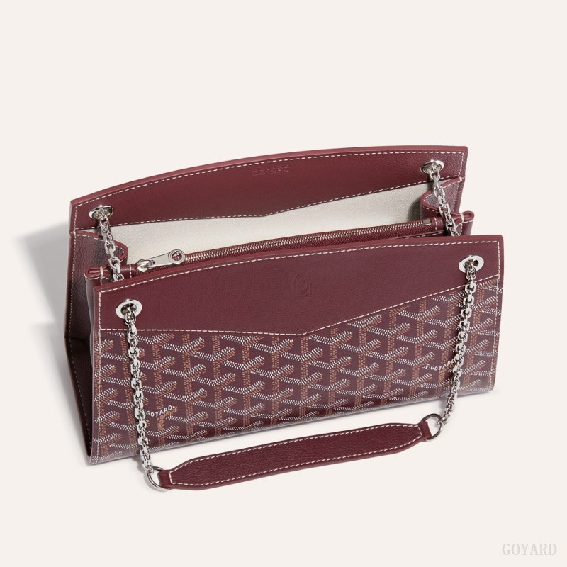 Goyard Rouette Structuré PM Bag Skulderveske Burgunder | GY-ZJE5918