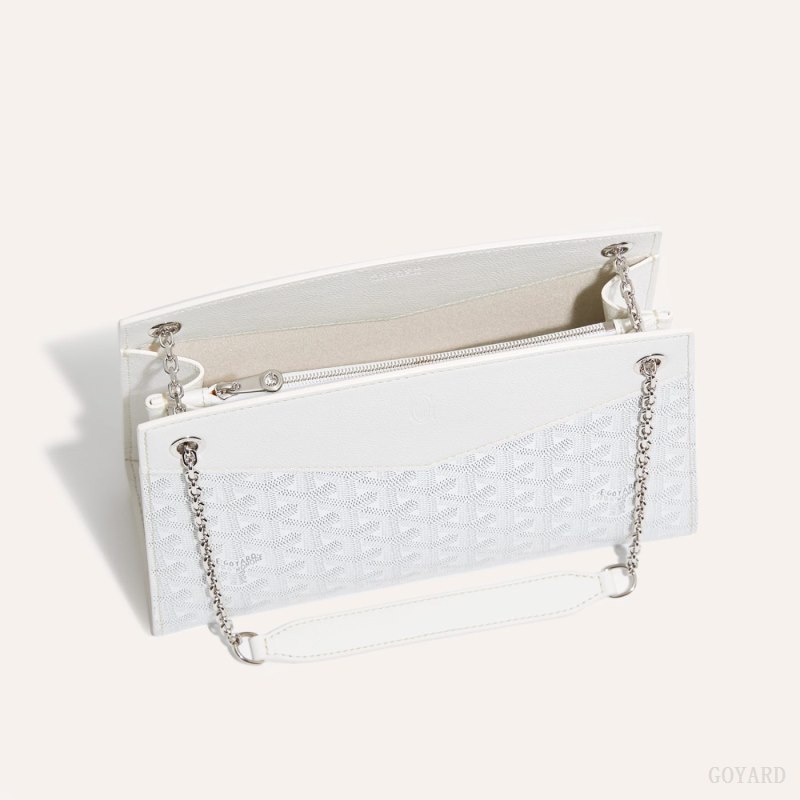 Goyard Rouette Structuré PM Bag Skulderveske Hvite | GY-YXO9611