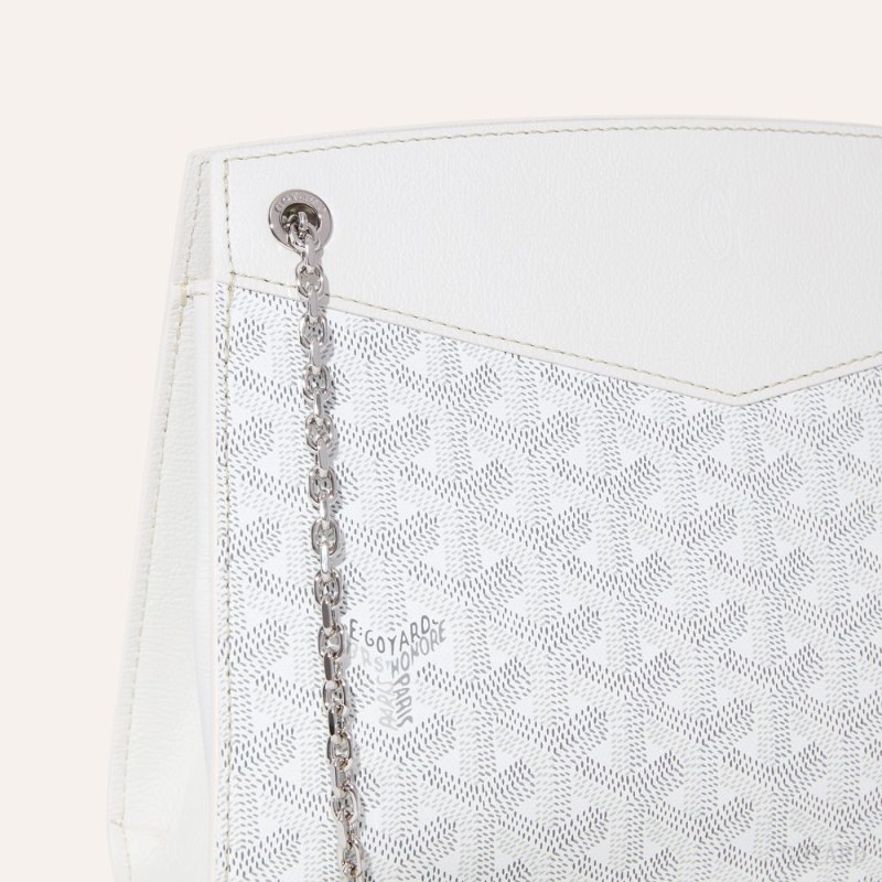 Goyard Rouette Structuré PM Bag Skulderveske Hvite | GY-YXO9611