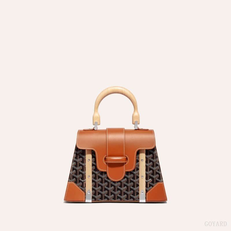 Goyard SAÏGON PM BAG Vesker Svarte Brune | GY-QJI5395
