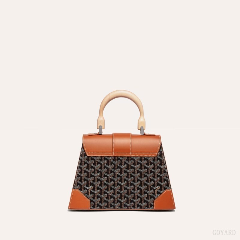 Goyard SAÏGON PM BAG Vesker Svarte Brune | GY-QJI5395