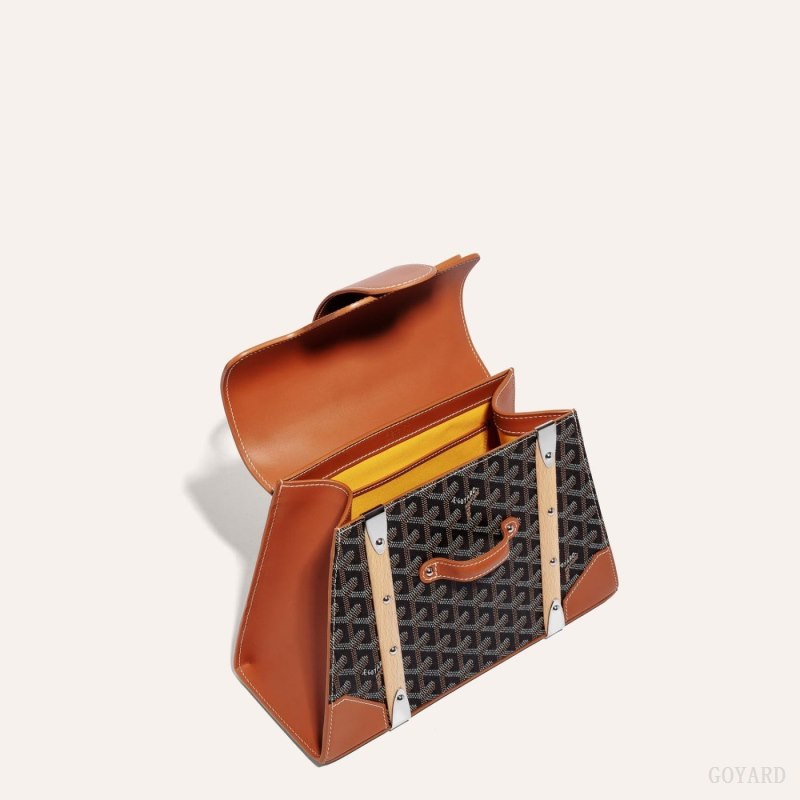 Goyard SAÏGON PM BAG Vesker Svarte Brune | GY-QJI5395