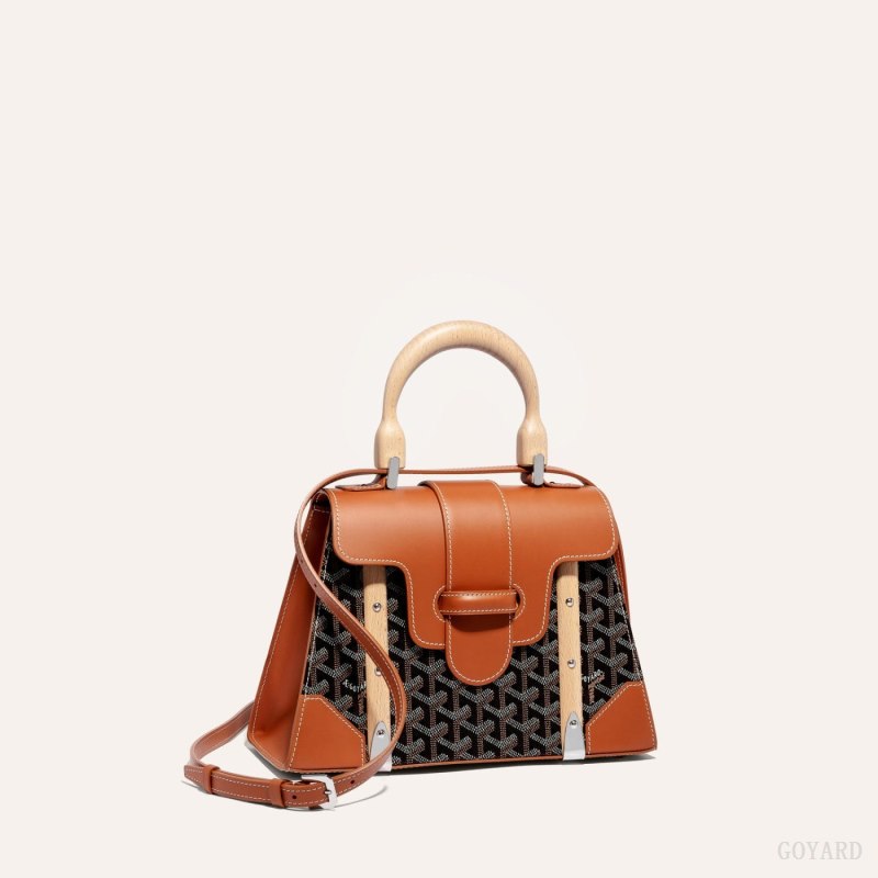 Goyard SAÏGON PM BAG Vesker Svarte Brune | GY-QJI5395