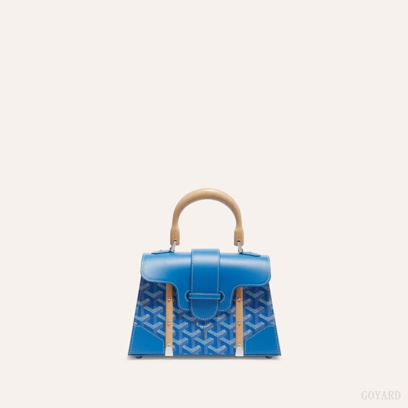Goyard SAÏGON STRUCTURE MINI BAG Vesker Blå | GY-MTQ5443