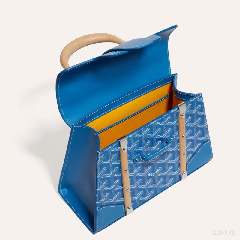 Goyard SAÏGON STRUCTURE MINI BAG Vesker Blå | GY-MTQ5443