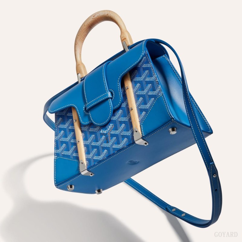 Goyard SAÏGON STRUCTURE MINI BAG Vesker Blå | GY-MTQ5443