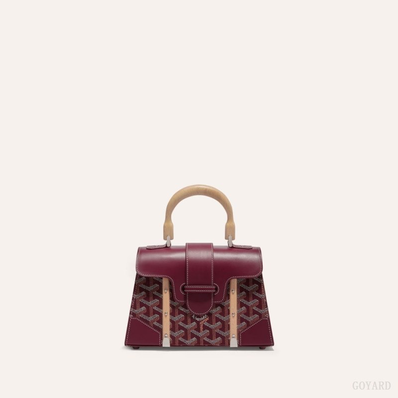 Goyard SAÏGON STRUCTURE MINI BAG Vesker Burgunder | GY-SIV3291