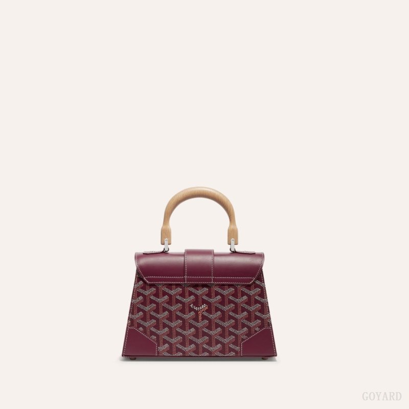 Goyard SAÏGON STRUCTURE MINI BAG Vesker Burgunder | GY-SIV3291