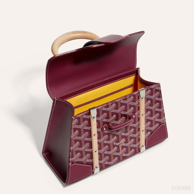Goyard SAÏGON STRUCTURE MINI BAG Vesker Burgunder | GY-SIV3291