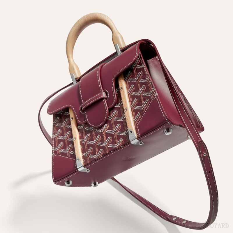 Goyard SAÏGON STRUCTURE MINI BAG Vesker Burgunder | GY-SIV3291