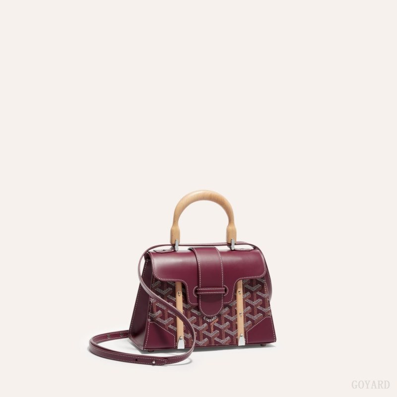 Goyard SAÏGON STRUCTURE MINI BAG Vesker Burgunder | GY-SIV3291