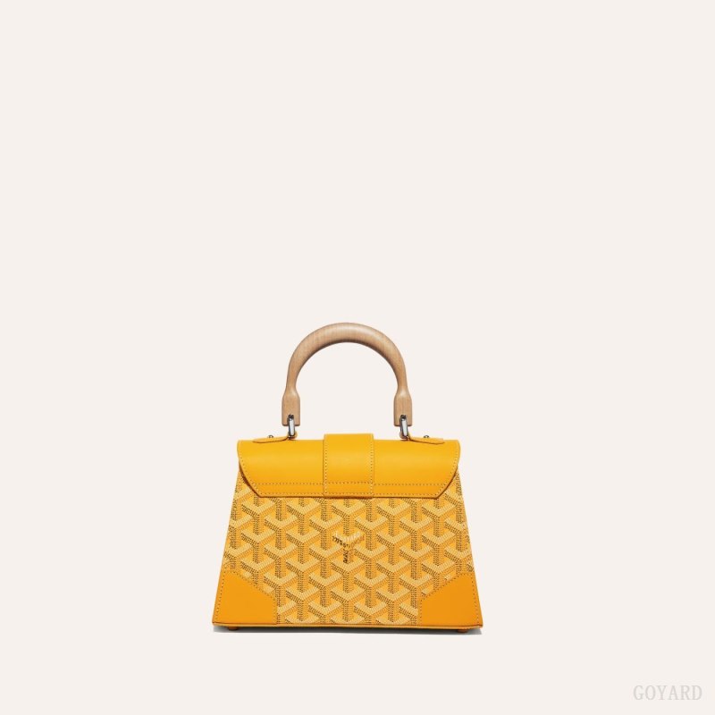 Goyard SAÏGON STRUCTURE MINI BAG Vesker Gul | GY-YNX7390
