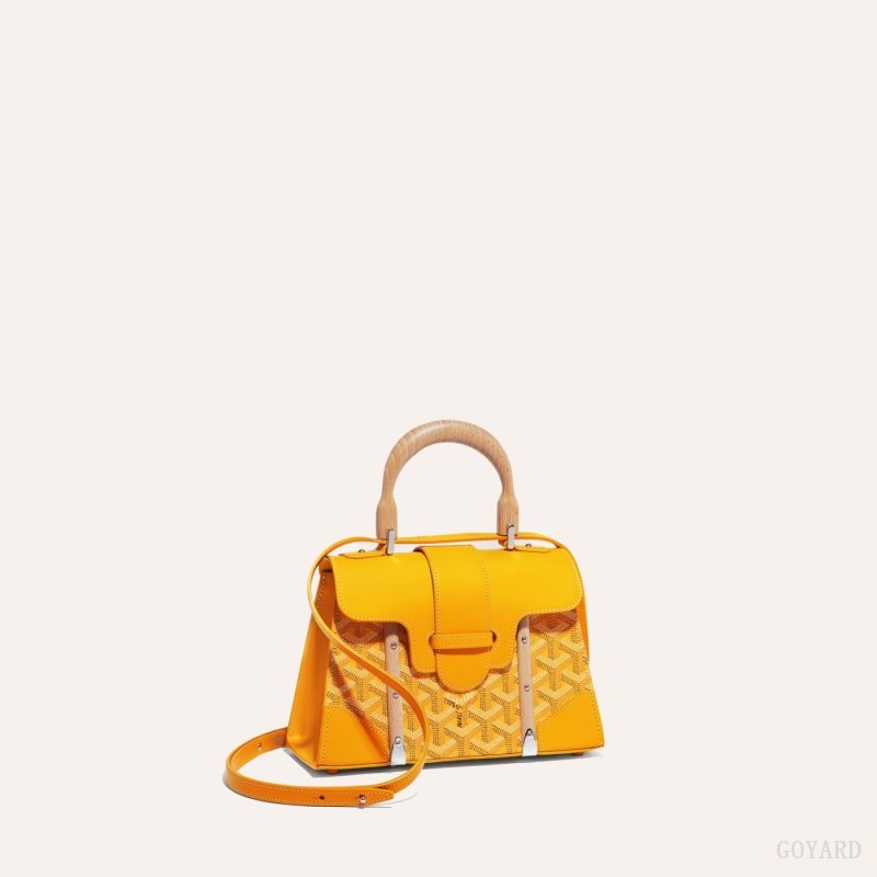 Goyard SAÏGON STRUCTURE MINI BAG Vesker Gul | GY-YNX7390