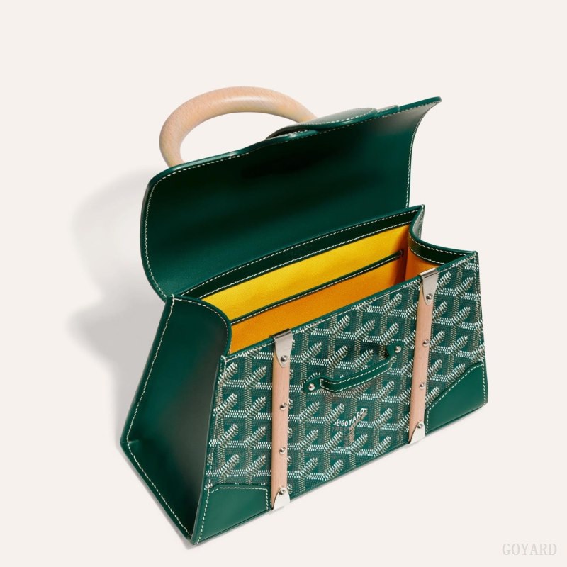 Goyard SAÏGON STRUCTURE MINI BAG Vesker Grønn | GY-QLB9565