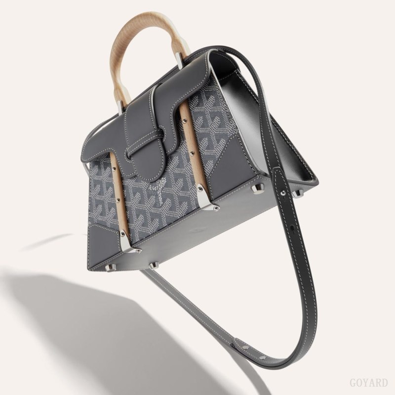 Goyard SAÏGON STRUCTURE MINI BAG Vesker Grå | GY-NCR7872