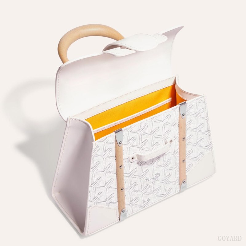 Goyard SAÏGON STRUCTURE MINI BAG Vesker Hvite | GY-CPQ3201