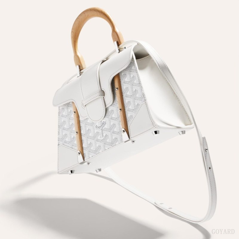 Goyard SAÏGON STRUCTURE MINI BAG Vesker Hvite | GY-CPQ3201