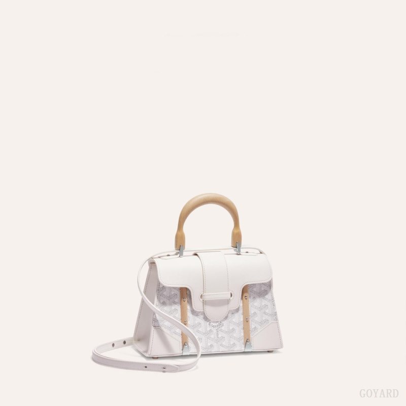 Goyard SAÏGON STRUCTURE MINI BAG Vesker Hvite | GY-CPQ3201