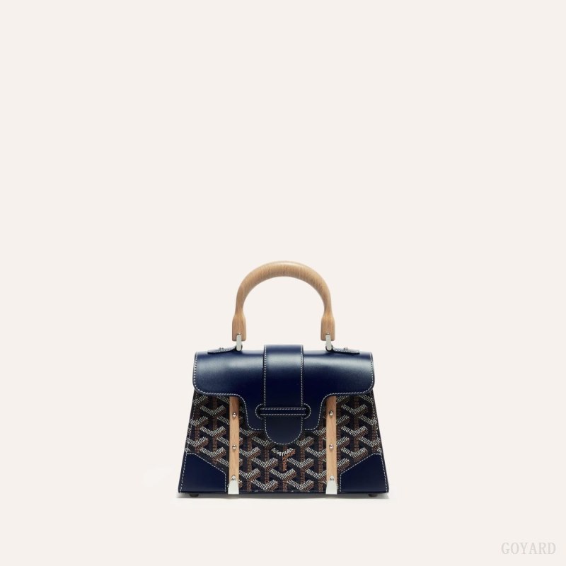 Goyard SAÏGON STRUCTURE MINI BAG Vesker Marineblå Blå | GY-ENY2100