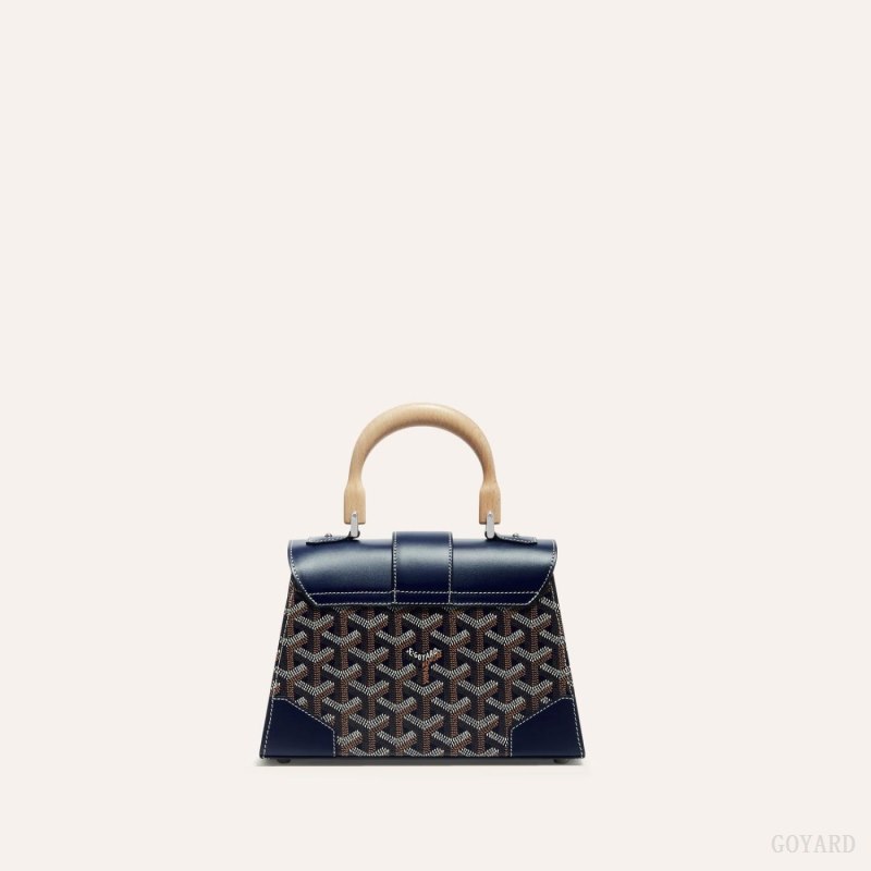 Goyard SAÏGON STRUCTURE MINI BAG Vesker Marineblå Blå | GY-ENY2100